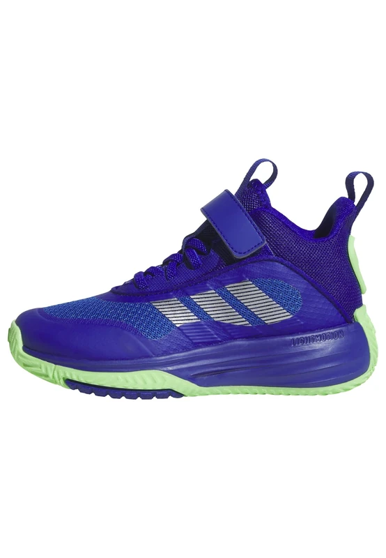 adidas Unisex Kids Ownthegame 3.0 Shoes, Lucid Blue/Silver Met./Lime Burst, 3 UK