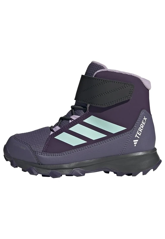 adidas Unisex Kinder Terrex Snow CF Climawarm Winter Shoes Kids, Aurora Plum/Semi Flash Aqua/Powder Plum, 30 EU