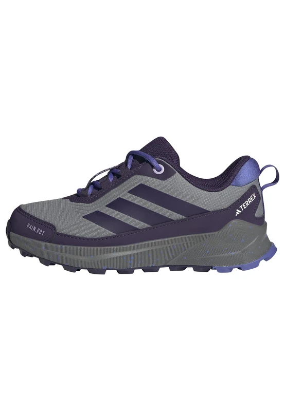 adidas Unisex Kids Terrex Trailmaker 2 RAIN.RDY Hiking Shoes Kids, Grey Three/Aurora Plum/semi Cobalt Blue, 12 UK Child