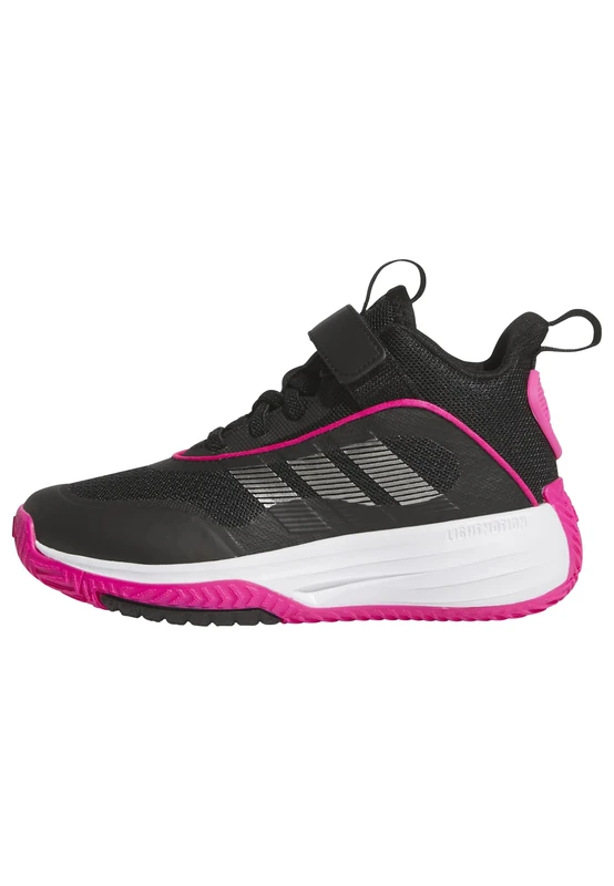 adidas Unisex Kids OWNTHEGAME 3.0 Shoes, core Black/Iron met./Shock Pink, 12.5 UK Child