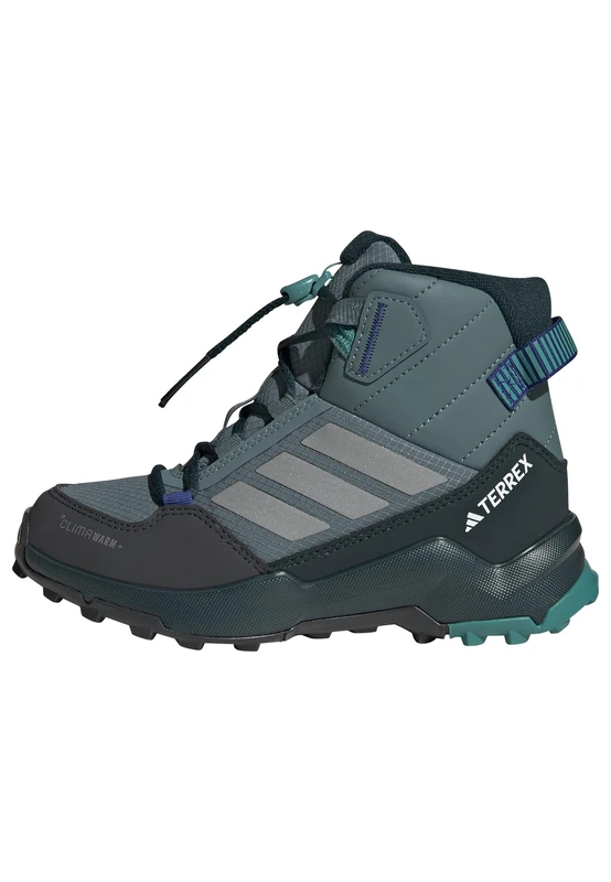 adidas Unisex Kinder Terrex AX4R Mid Climawarm+ Hiking Shoes Kids, preloved Teal/Matte Silver/Pure Teal, 36 2/3 EU