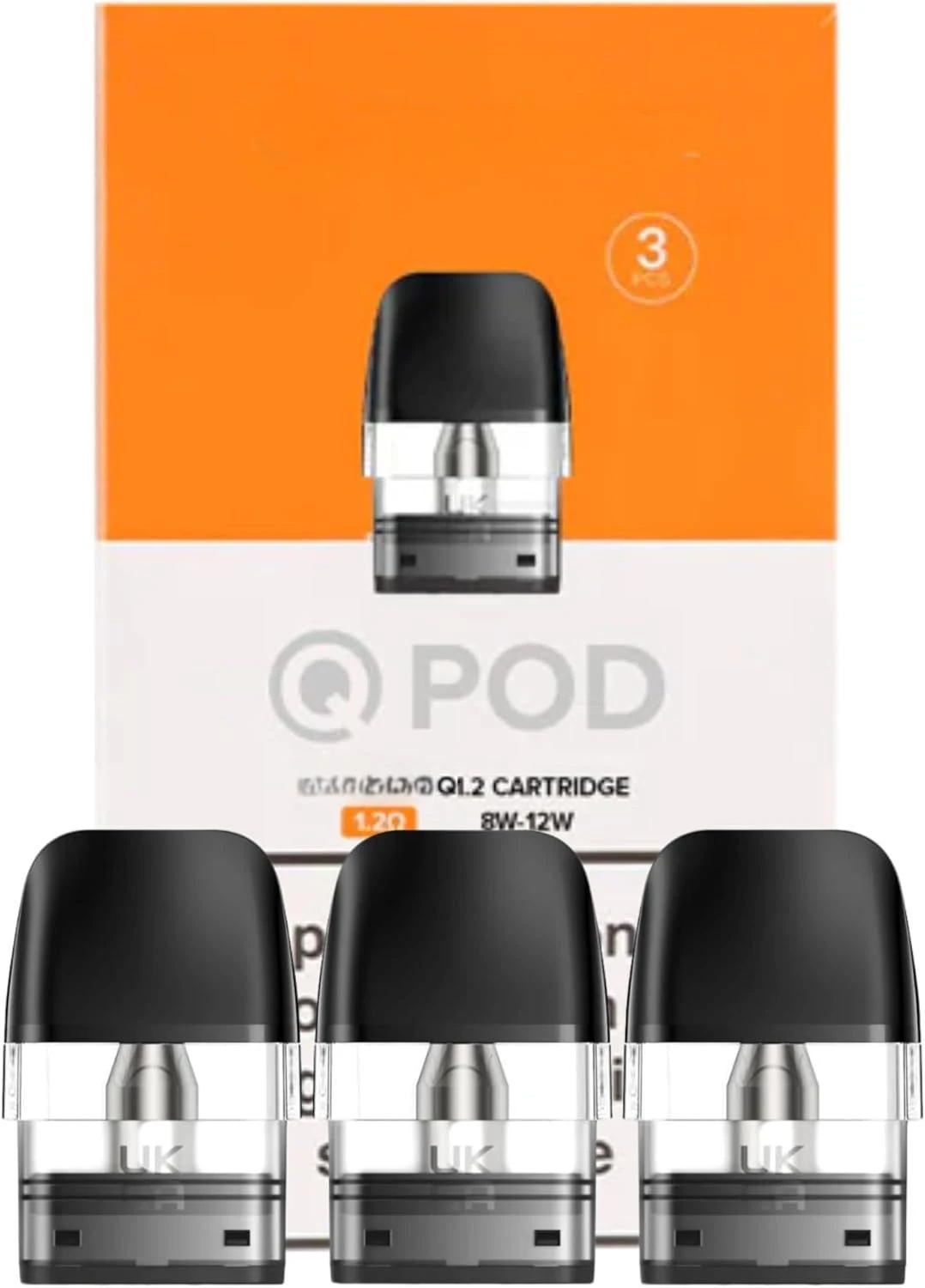 For Geekvape Q Pods Geek Vape Sonder Q Pod Geekvape Wenax Q Pro Mini Pods Geek Vape AQ Digi Q Lite Replacement Cartridge 1.2ohm 2ml