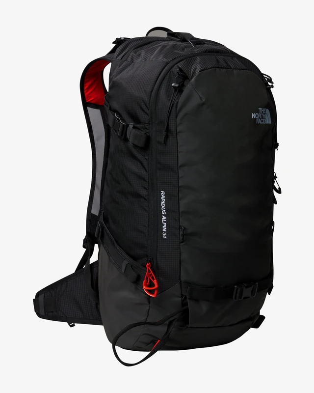 The North Face Unisex Rapidus Alpin 34L Backpack, Asphalt Grey/Tnf Black