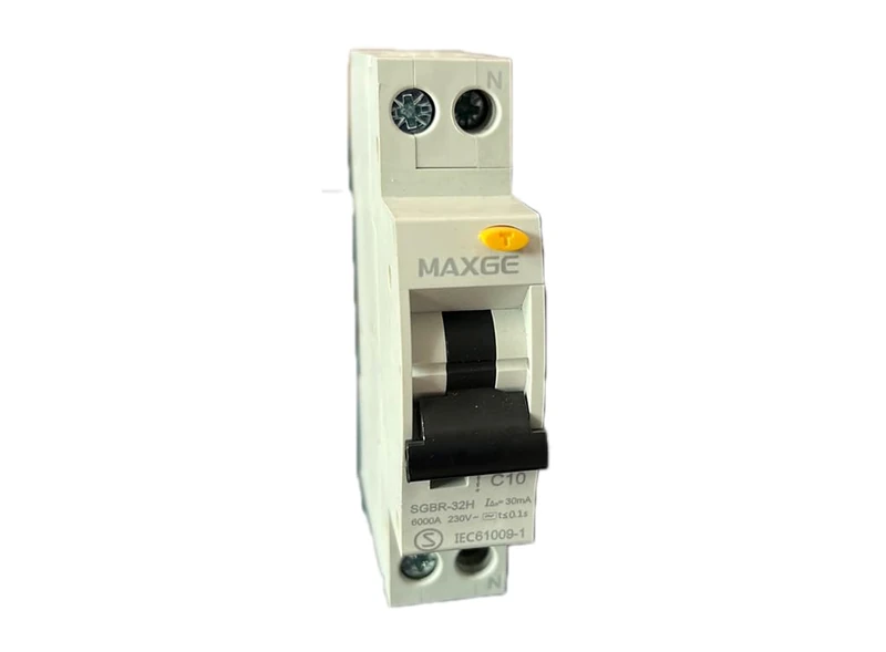 Differential Switch 2P 10A 30mA (18MM) to Protect Electrical Circuits. Its Compact Design Offers Safety and Reliability in Each Installation, guaranteeing high Quality and Efficiency. - Image 1