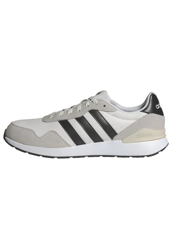 adidas Men's Run 60s 4.0 Shoes, Core White/Core Black/Off White, 12 UK
