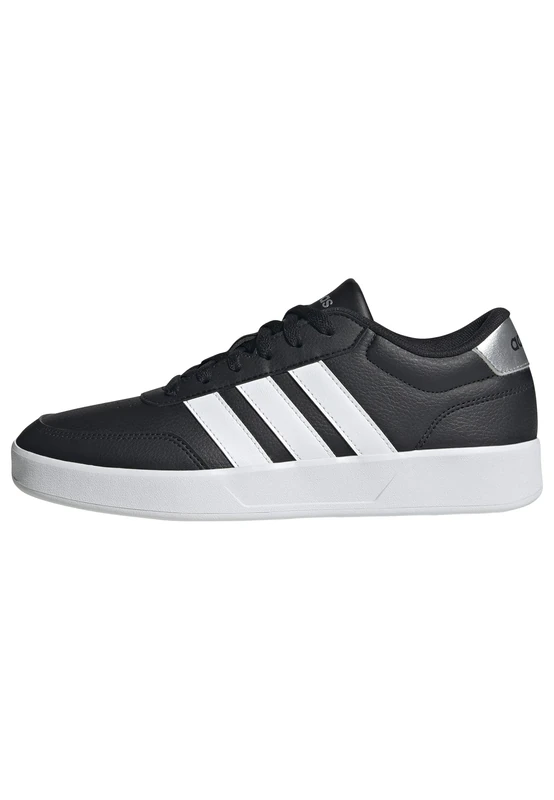 adidas Women's BREAKNET 3.0 Shoes, core Black/FTWR White/Silver met, 4 UK