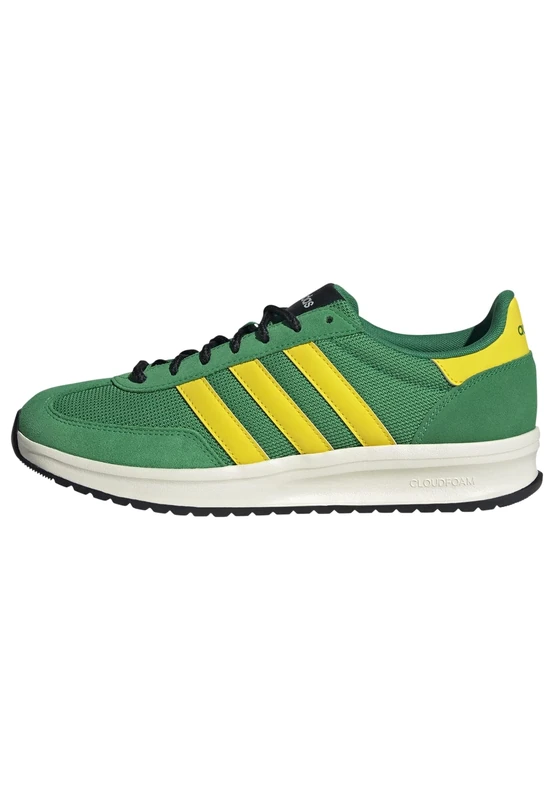adidas Men's Run 70S 2.0 Shoes, Green/Yellow/Off White, 6.5 UK