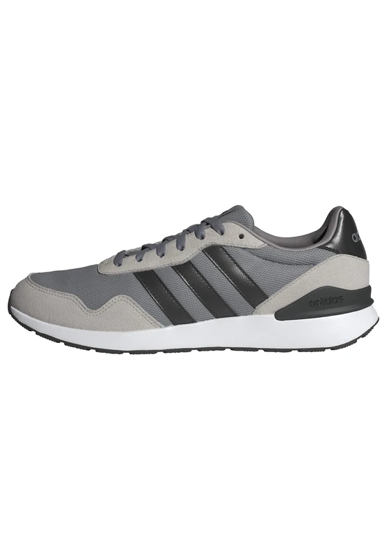 adidas Men's Run 60s 4.0 Shoes, Grey Three/Core Black/Grey Two, 12.5 UK