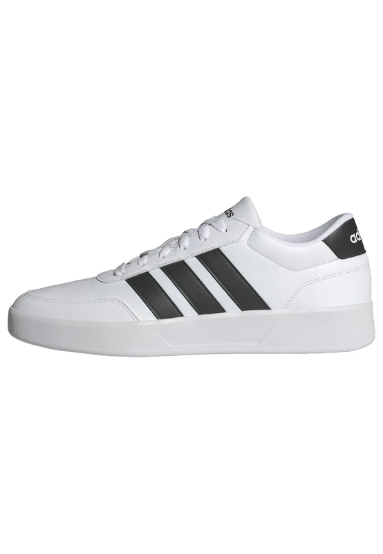 adidas Men's BREAKNET 3.0 Shoes, Cloud White/Core Black/Cloud White, 12 UK - Image 1
