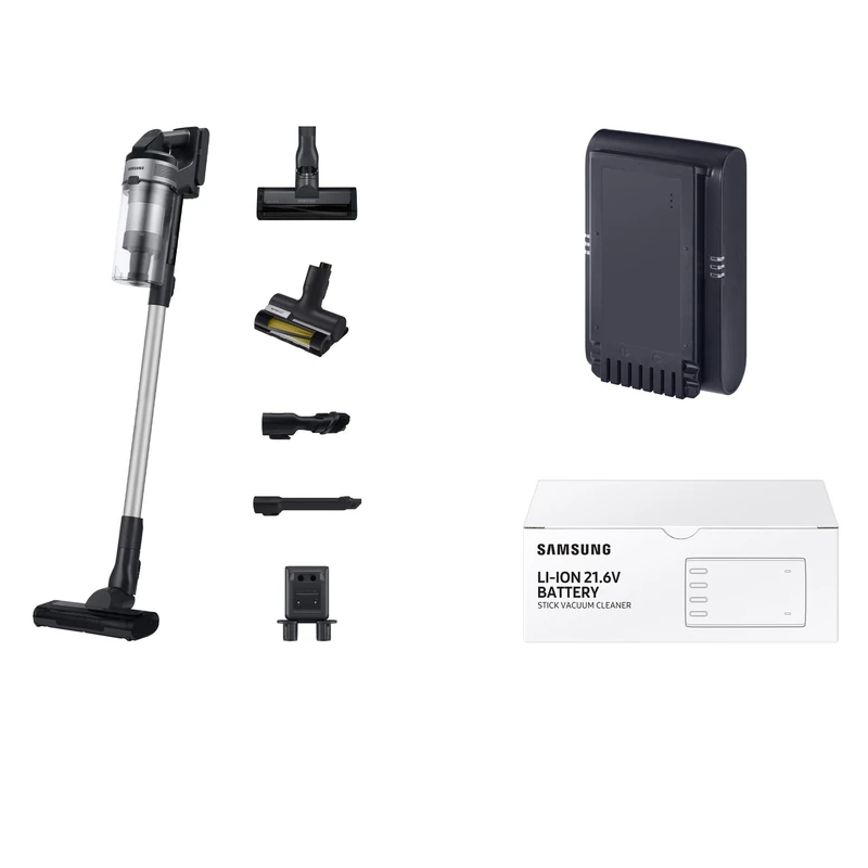 Samsung Jet 65 Pet 150W Cordless Stick Vacuum Cleaner with Pet tool, VS15A60AGR5/EU + Spare 40 Min Battery VCA-SBTA60 - Image 1