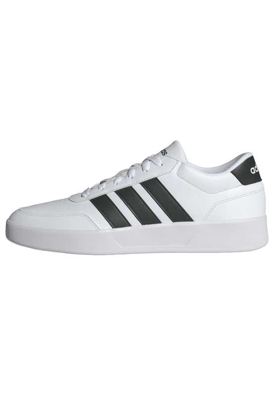 adidas Men's BREAKNET 3.0 Shoes, Cloud White/Core Black/Cloud White, 8 UK