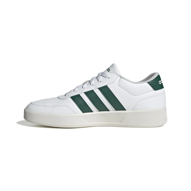 adidas Men's BREAKNET 3.0 Shoes, FTWR White/Collegiate Green/core White, 9 UK