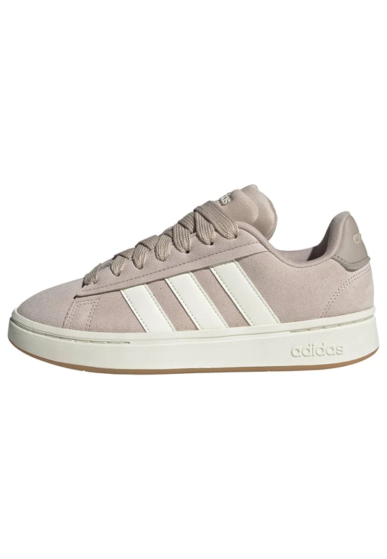 adidas Women's Grand Court Alpha 00S Shoes, Wonder Taupe/Off White/Vapour Grey, 4 UK