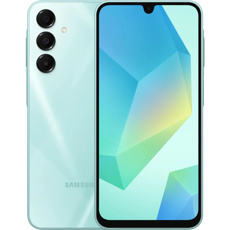 SAMSUNG Galaxy A16 5G Mobile Phone, 17 cm (6.7 inches), Double SIM, USB Type-C, 4 GB, 128 GB, 5,000 mAh, Green - [Italian, Hungarian, Polish, Romanian, Austrian, Swiss version]