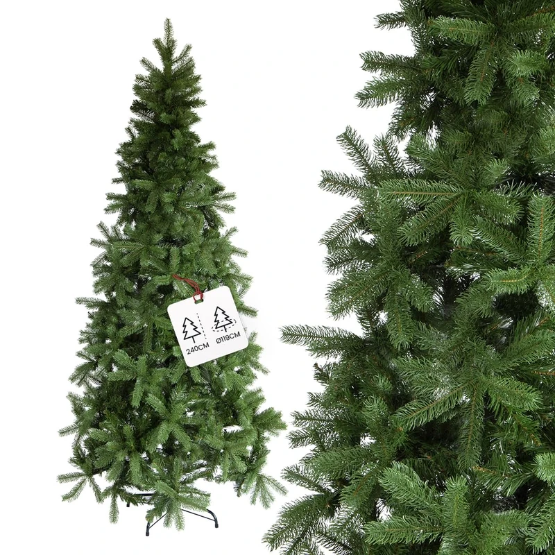 Flur Xmas, Polyvinyl Chloride, Green, 240 cm