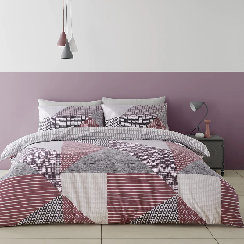 Catherine Lansfield Larsson Geo, Purple - Image 1