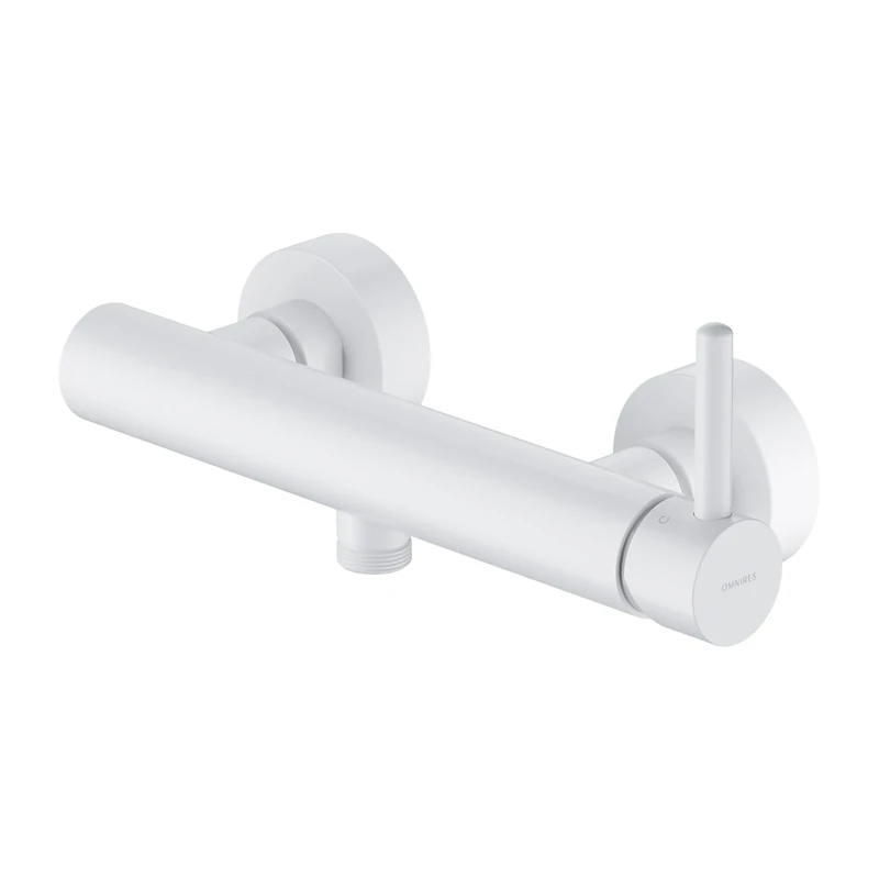 Omnires Bathroom Shower tap Y - White matt - Y1240WM