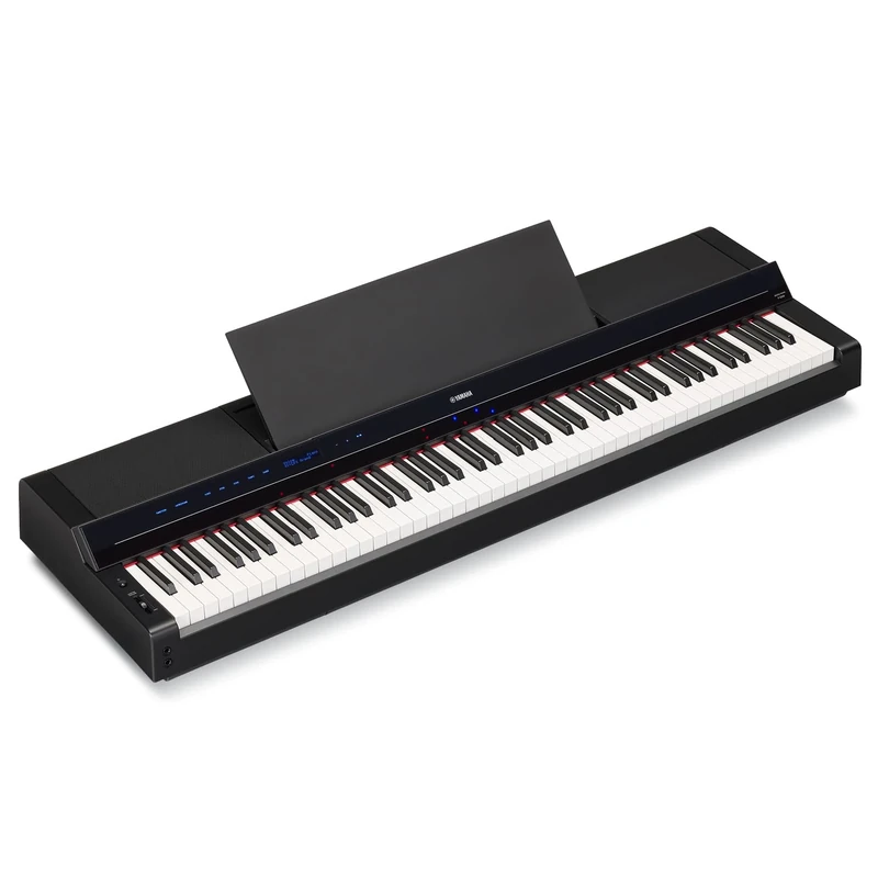 Yamaha P-S500 - Smart Digital Piano with 88 Weighted Keys, Stream Lights, Bluetooth, VRM, 660 Voices, Audio/MIDI Recording - Black