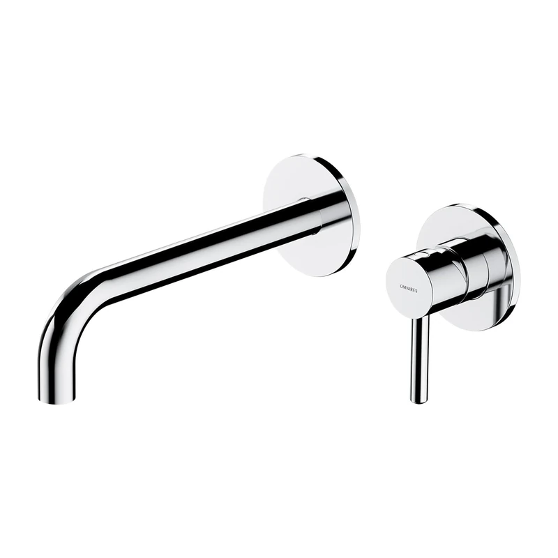 Omnires Y1215HLROCR Surface Element for Bathroom Sink tap with a Long spout which is Mount Under The Plaster Y-chrome-Y1215HLROCR, Chrome