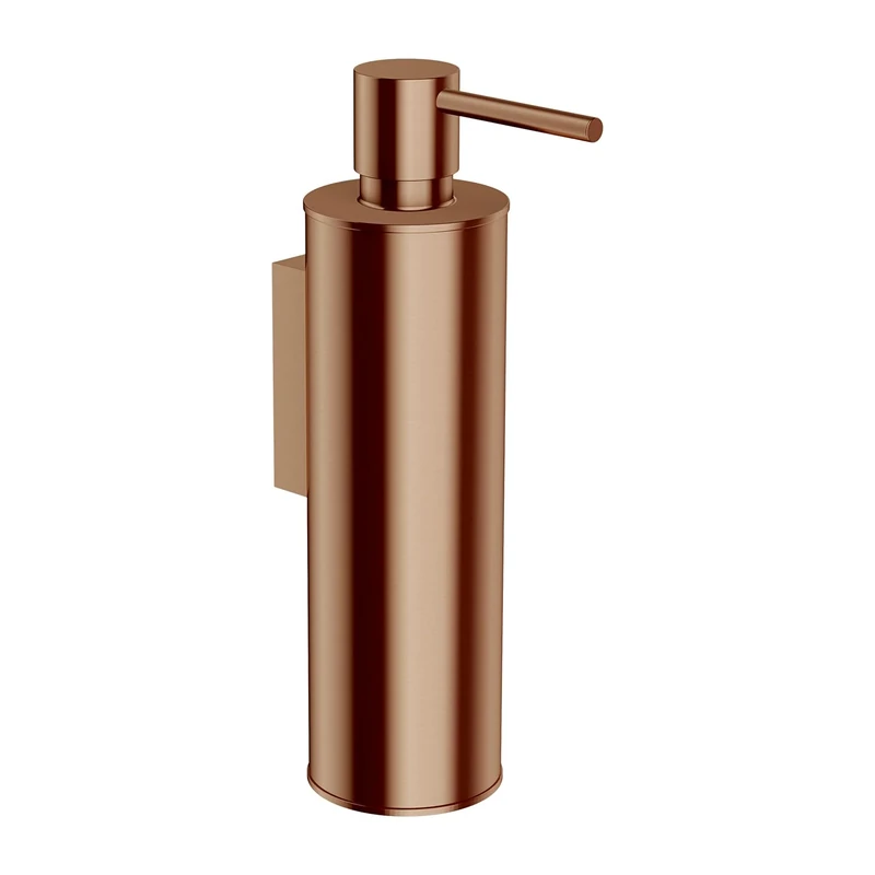 Omnires MP60721CPB Bathroom Hanging soap Dispenser Modern Project copper-MP60721CPB, Brushed Copper