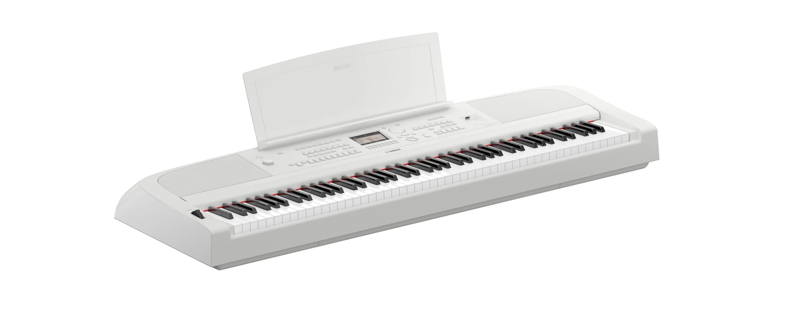 Yamaha DGX-670 - Portable Grand Digital Piano with 88 Weighted Keys, Bluetooth Audio, CFX Piano Sound, 630+ Voices, Professional Features - White
