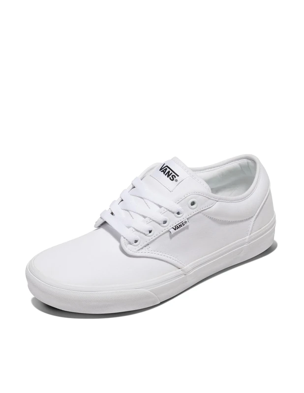 Vans Men's Atwood Sneaker, Canvas White/White, 6 UK