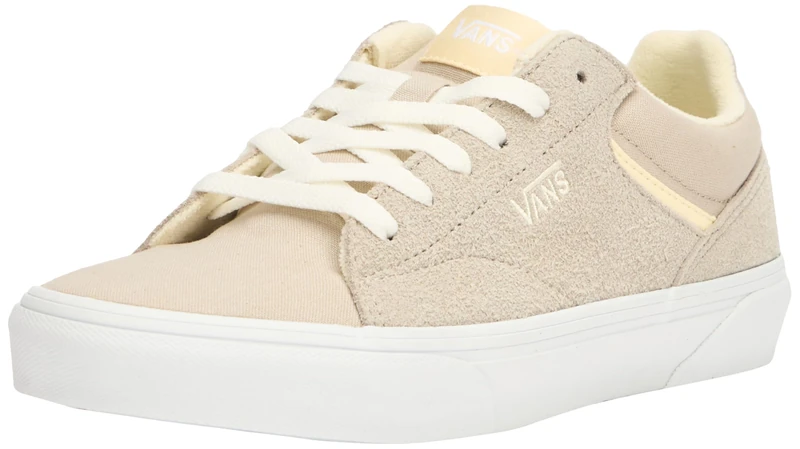 Vans Women's Seldan Sneaker, Hairy Suede Lemon Icing, 5.5 UK