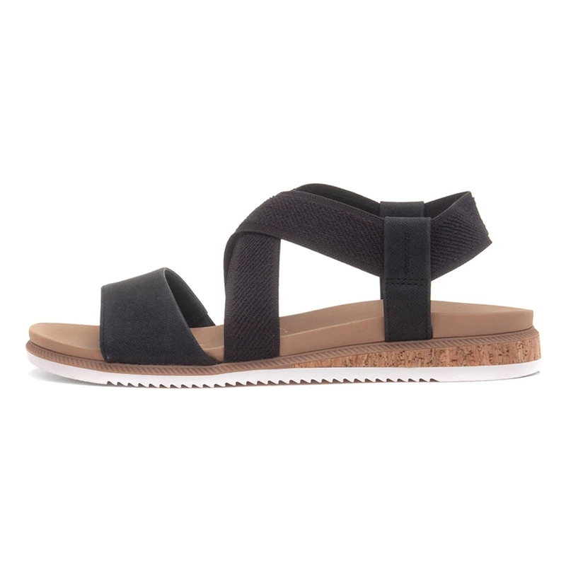 Skechers Bobs Desert Kiss Low Womens Black Sandal - Size 5 UK - Black