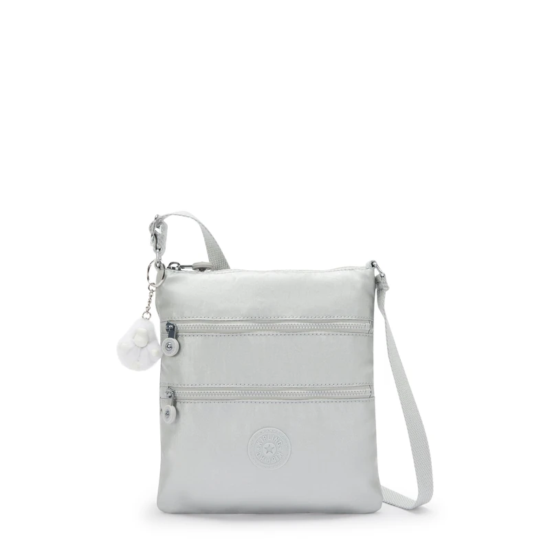 Kipling Women's Keiko Gm Crossbody Bag, New Bright Metallic, 8''L x 9''H x 1.25''D