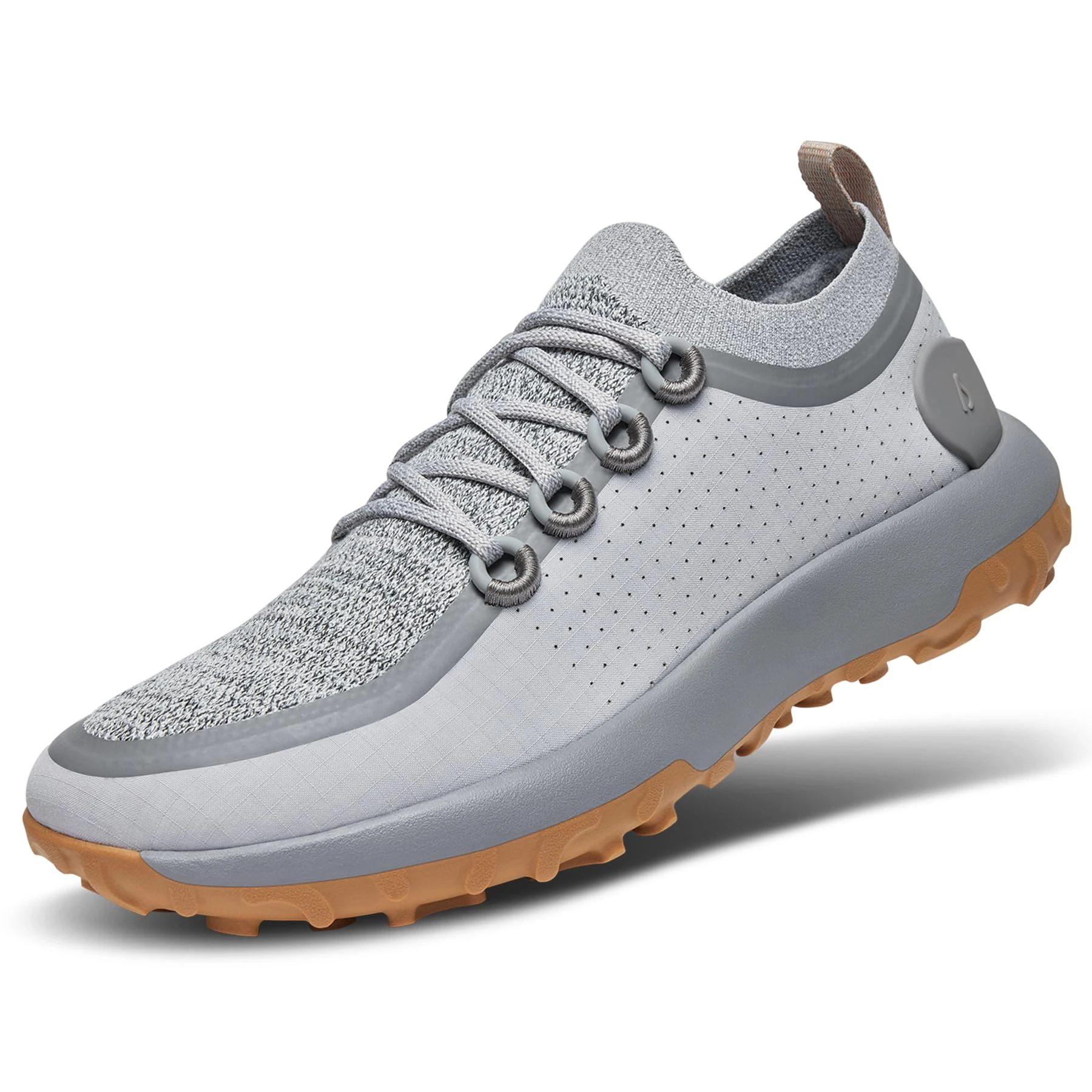 Allbirds Women's Trail Runners SWT, Breathable All Traction Hiking Shoes, Medium Grey (Rugged Khaki Sole), 10.5