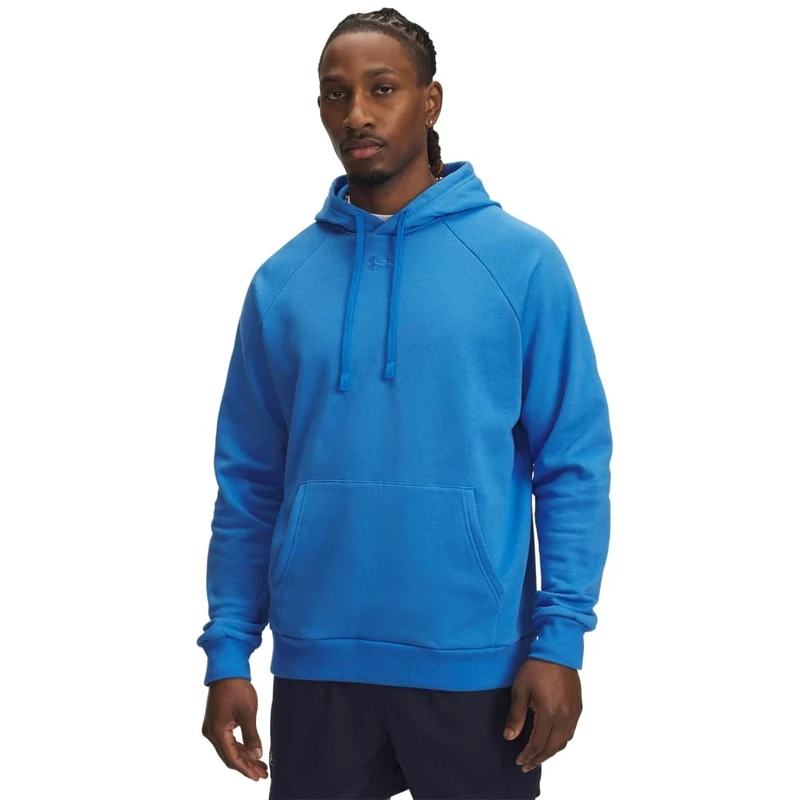 Under Armour Men's Rival Fleece Hoodie, Blue Atlantis / / Blue Atlantis, L