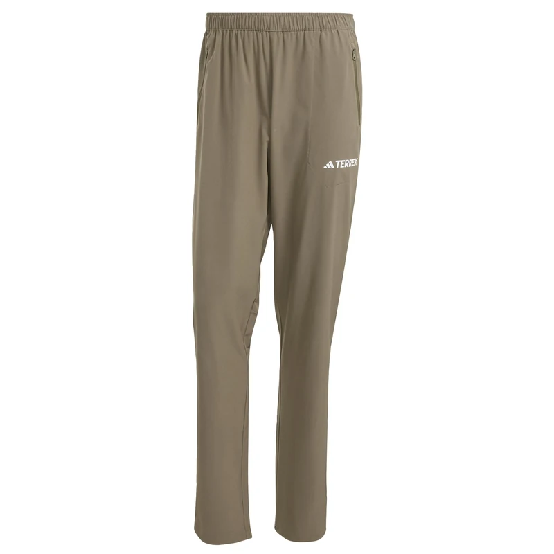 adidas Men's Terrex Multi Essentials Stretch Pants, Olive Strata, S