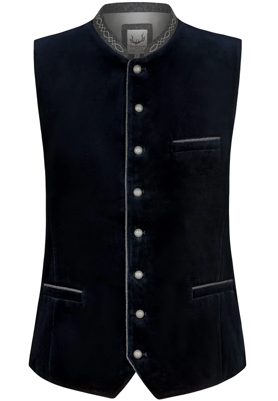 Bergfeuer Lorenzo Men's Costume Vest, midnight blue, 64