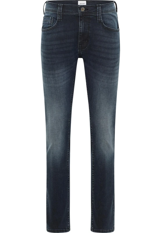MUSTANG Men's Jeans Trousers Style Oregon Slim, mid-Blue, 35 W/32 L