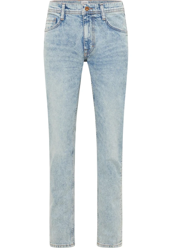 MUSTANG Men's Style Oregon Slim Jeans, Medium Blue 413, 30 W/32 L