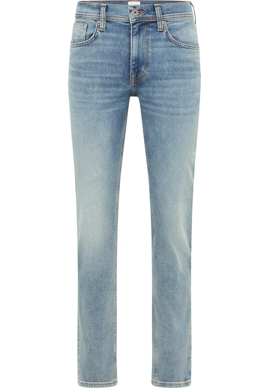MUSTANG Orlando Slim Men's Jeans, Medium Blue 424, 30 W/34 L