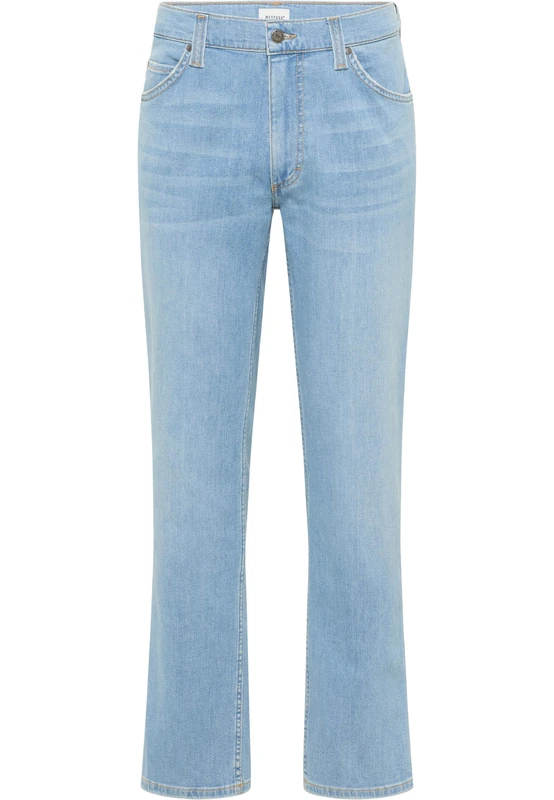 MUSTANG Men's Style Tramper Straight Jeans, Medium Blue 402, 42 W/34 L