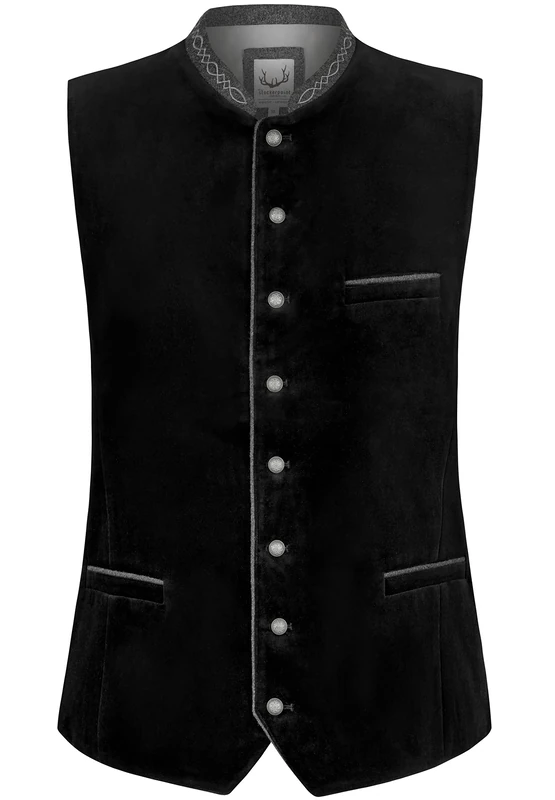 Bergfeuer Lorenzo Traditional Vest, black, 44