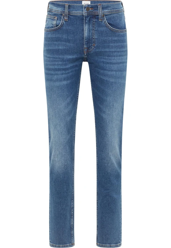 MUSTANG Men's Style Orlando Slim Jeans, Medium Blue 682, 33 W/36 L