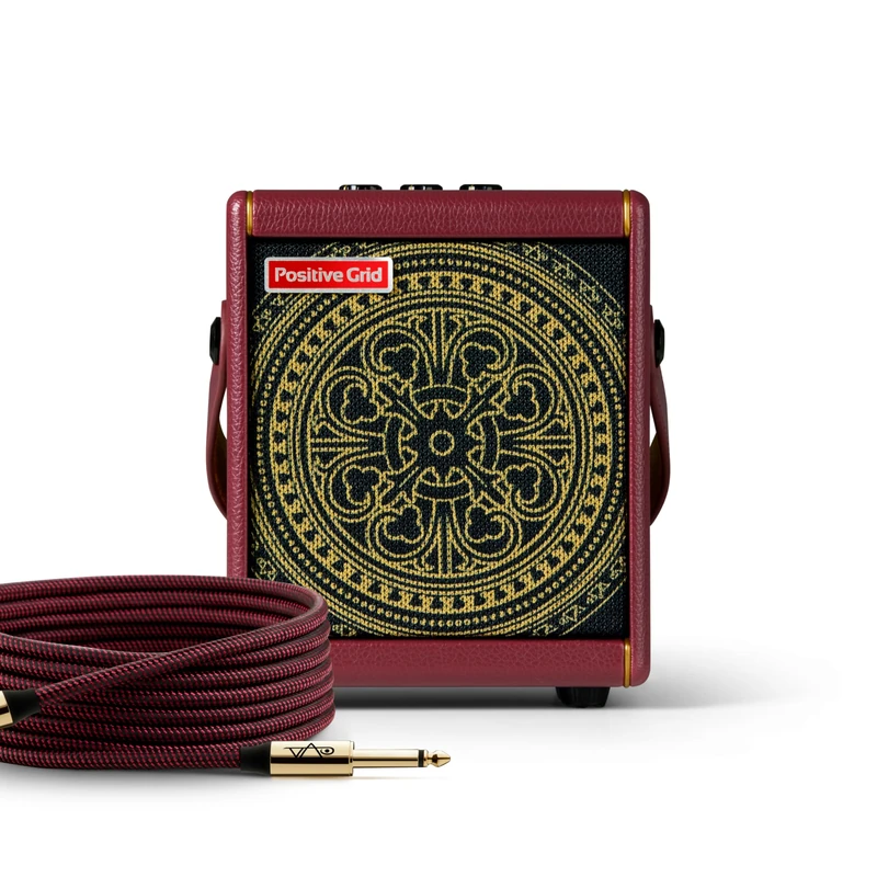 Positive Grid Spark MINI Vai Special Edition 10-Watt Portable Smart Guitar Amp and Bluetooth Speaker – Designed by Steve Vai