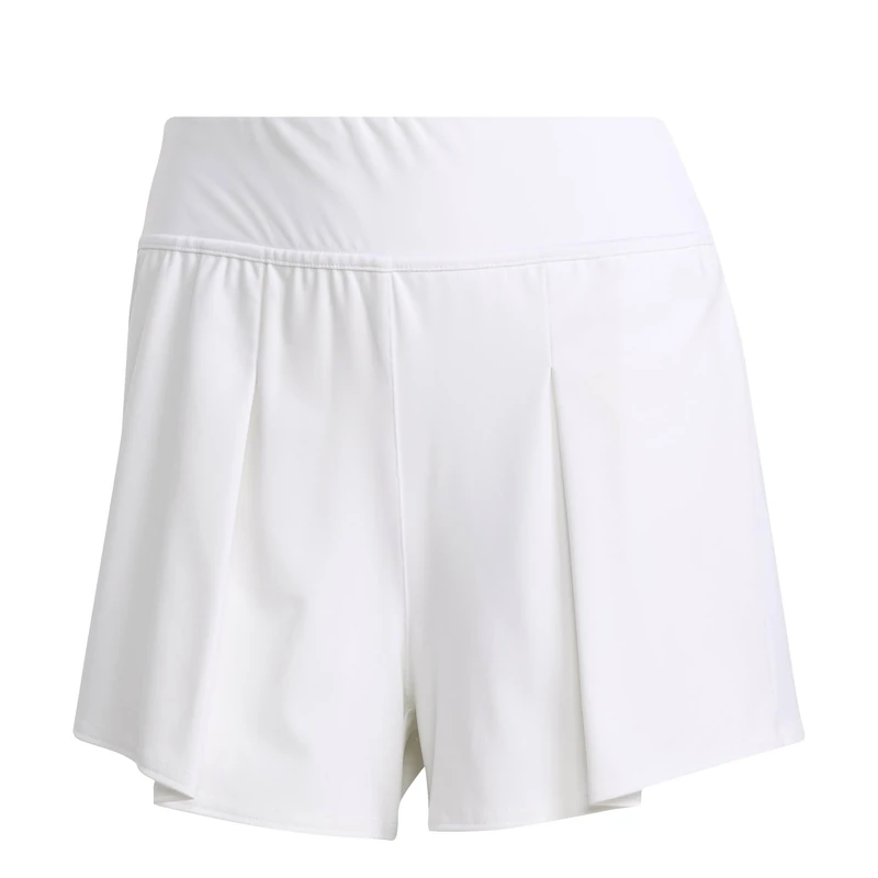 adidas Women's Tennis Climacool Match Shorts, White, L