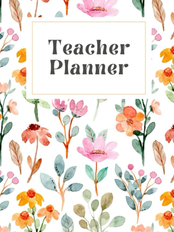 Teacher's Planner: An easy lesson plan journal for ease of lesson planning with enough space to add detail.