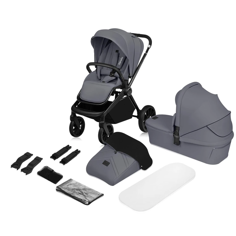 LIONELO Mika Plus 2-in-1 Travel System Pushchair from Birth to 22 kg