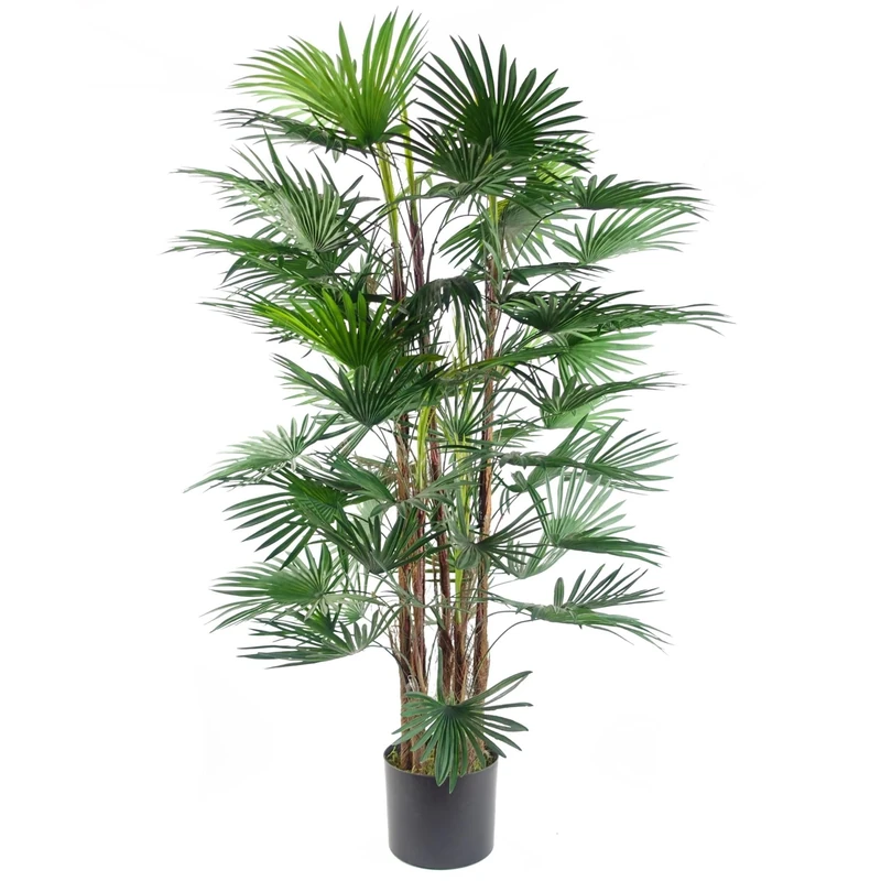 Botanik Realistic Potted Artificial Palm and Tropical Trees - Ready to Display