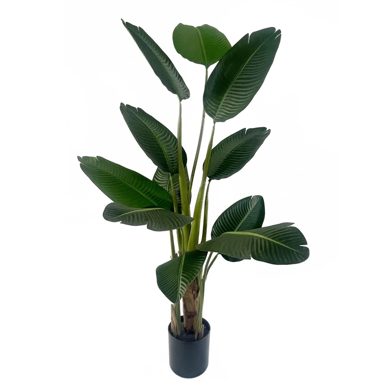 Realistic Potted Artificial Palm and Tropical Trees - Ready to Display