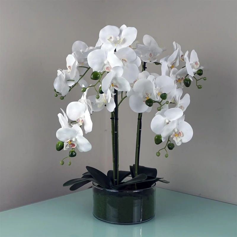 Botanik Realistic Artificial Orchid Plants Fully Potted