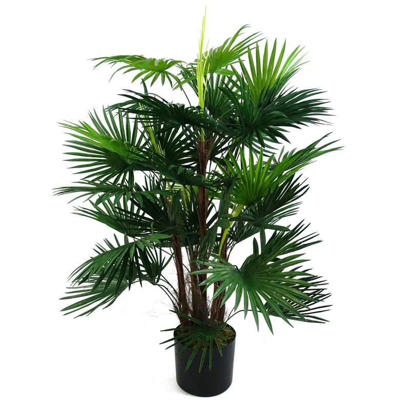 Botanik Realistic Potted Artificial Palm and Tropical Trees - Ready to Display