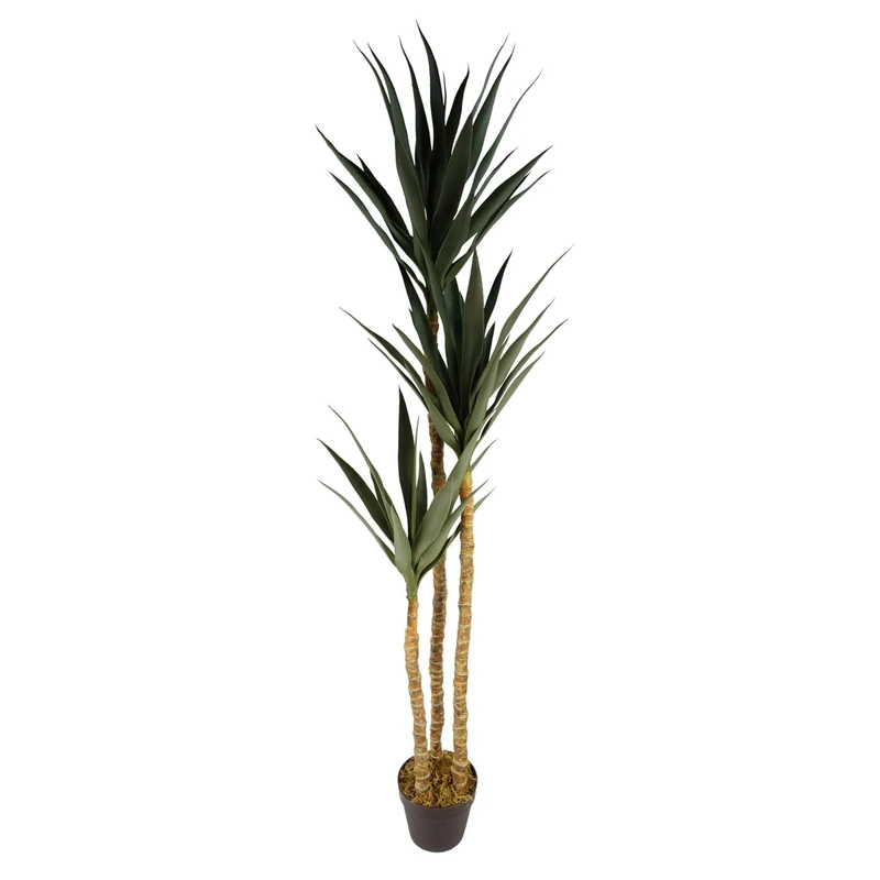 Botanik Realistic Potted Artificial Palm and Tropical Trees - Ready to Display