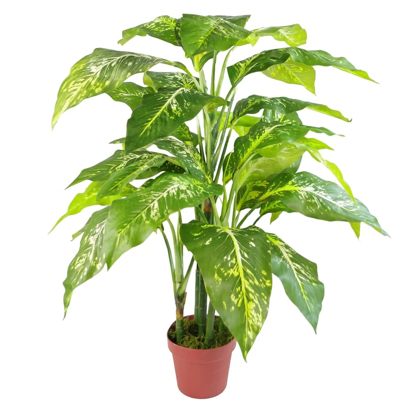 Botanik Realistic Potted Artificial Palm and Tropical Trees - Ready to Display