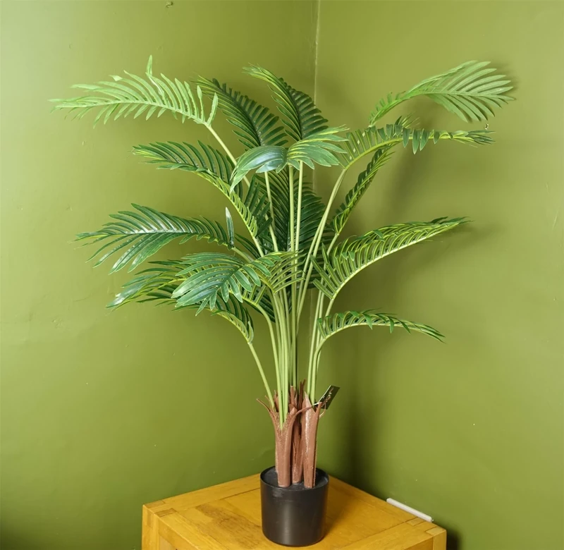 Botanik Realistic Potted Artificial Palm and Tropical Trees - Ready to Display